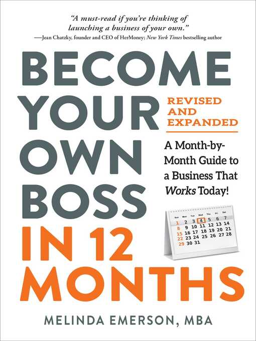 Title details for Become Your Own Boss in 12 Months, Revised and Expanded by Melinda Emerson - Available